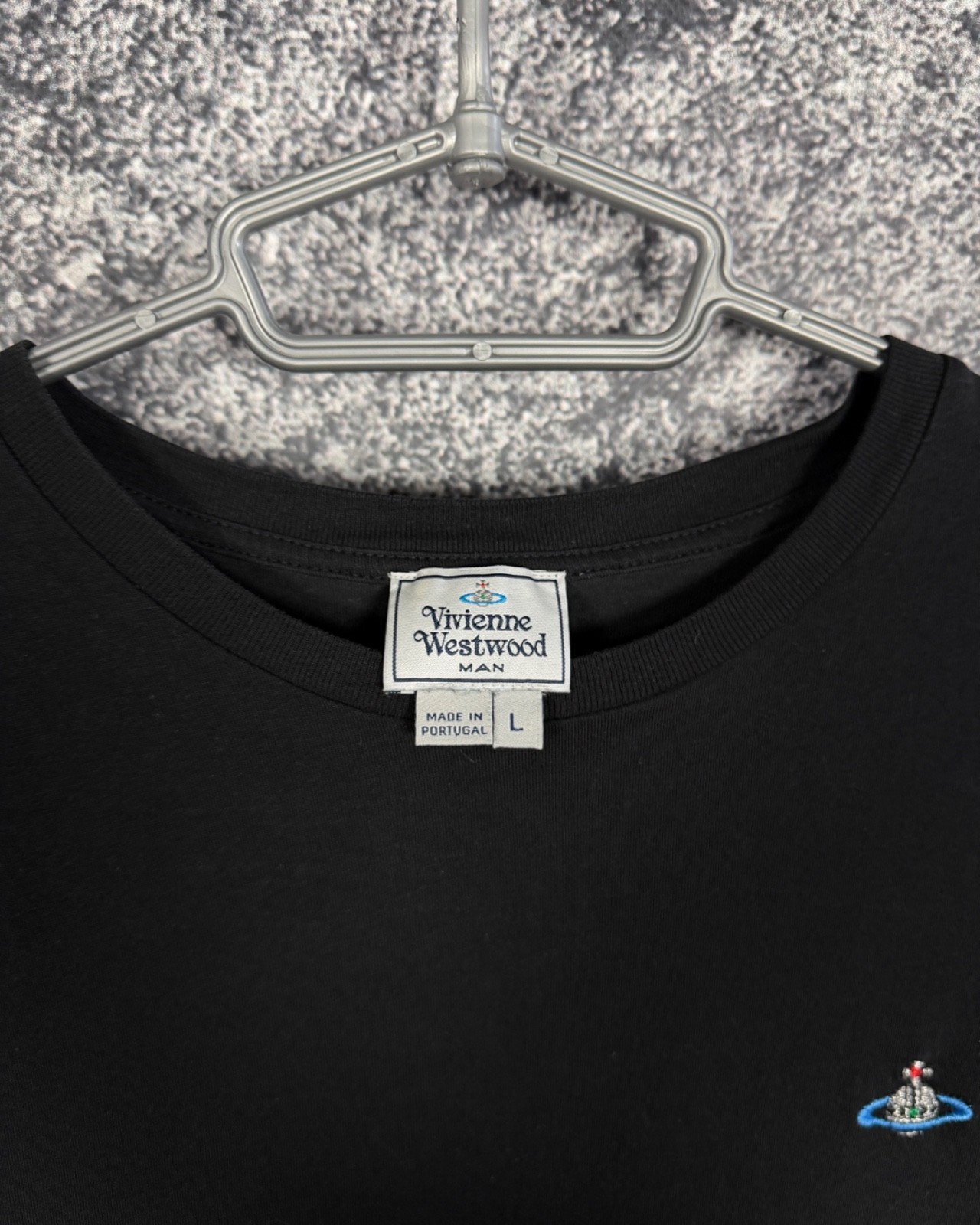 Men’s Vivienne Westwood Crewneck Basic Short Sleeve T-Shirt Cotton Size L