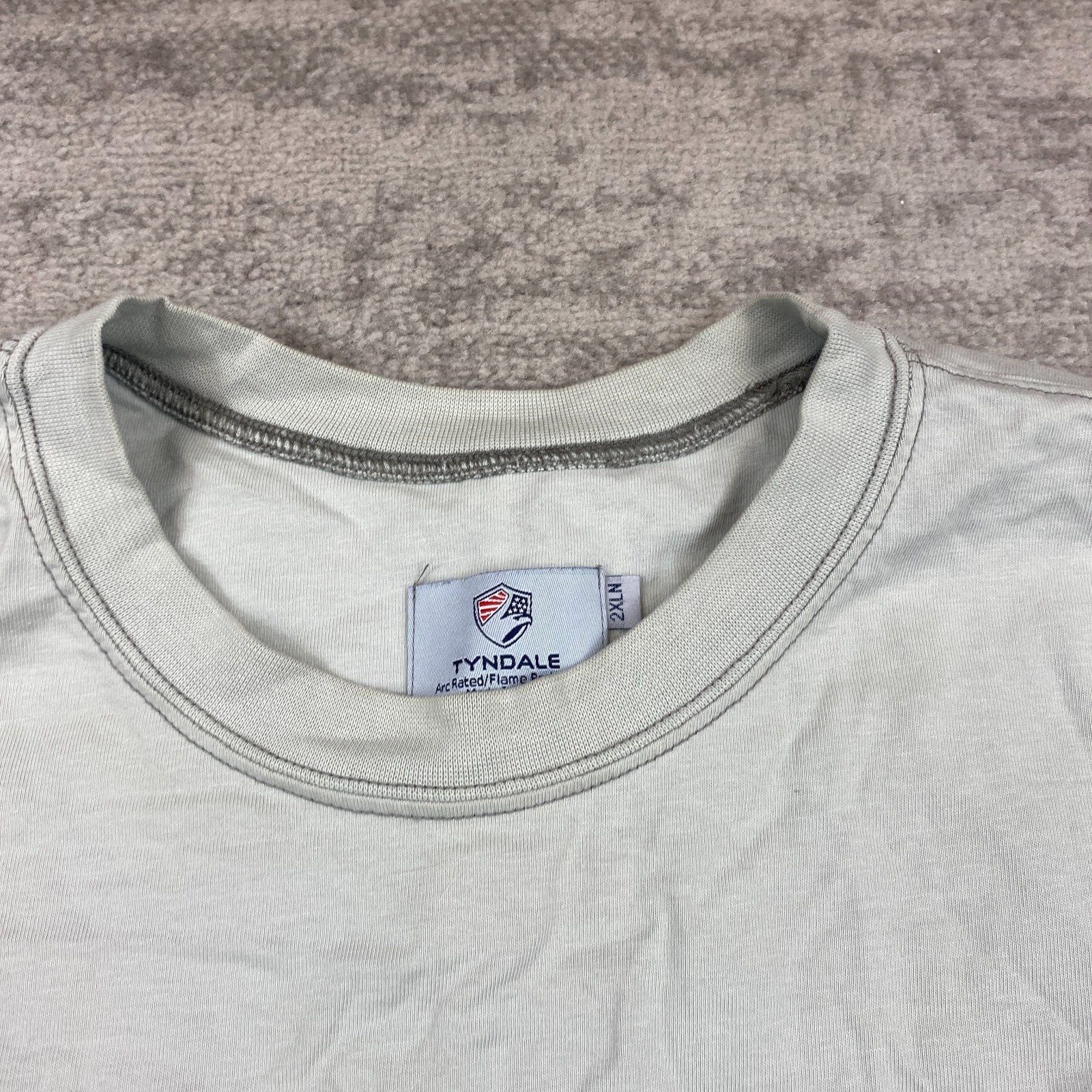 Tyndale FR Shirt 2XL XXL Long Gray CAT 2112 CAL Flame Resistant HRC ARC Rated