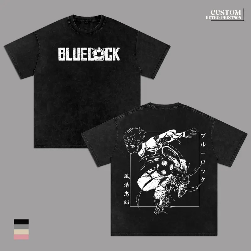 Nagi Seishiro Blue Lock Anime Graphic Tee Egoist Striker Soccer T-Shirt