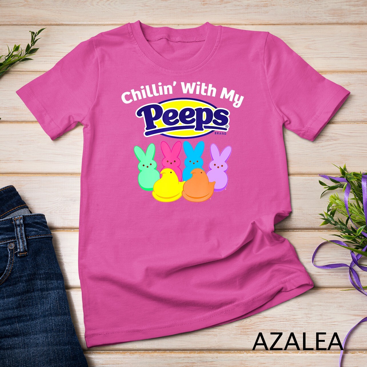 Peeps Easter Chillin’ With My Peeps T-Shirt Unisex T-shirt