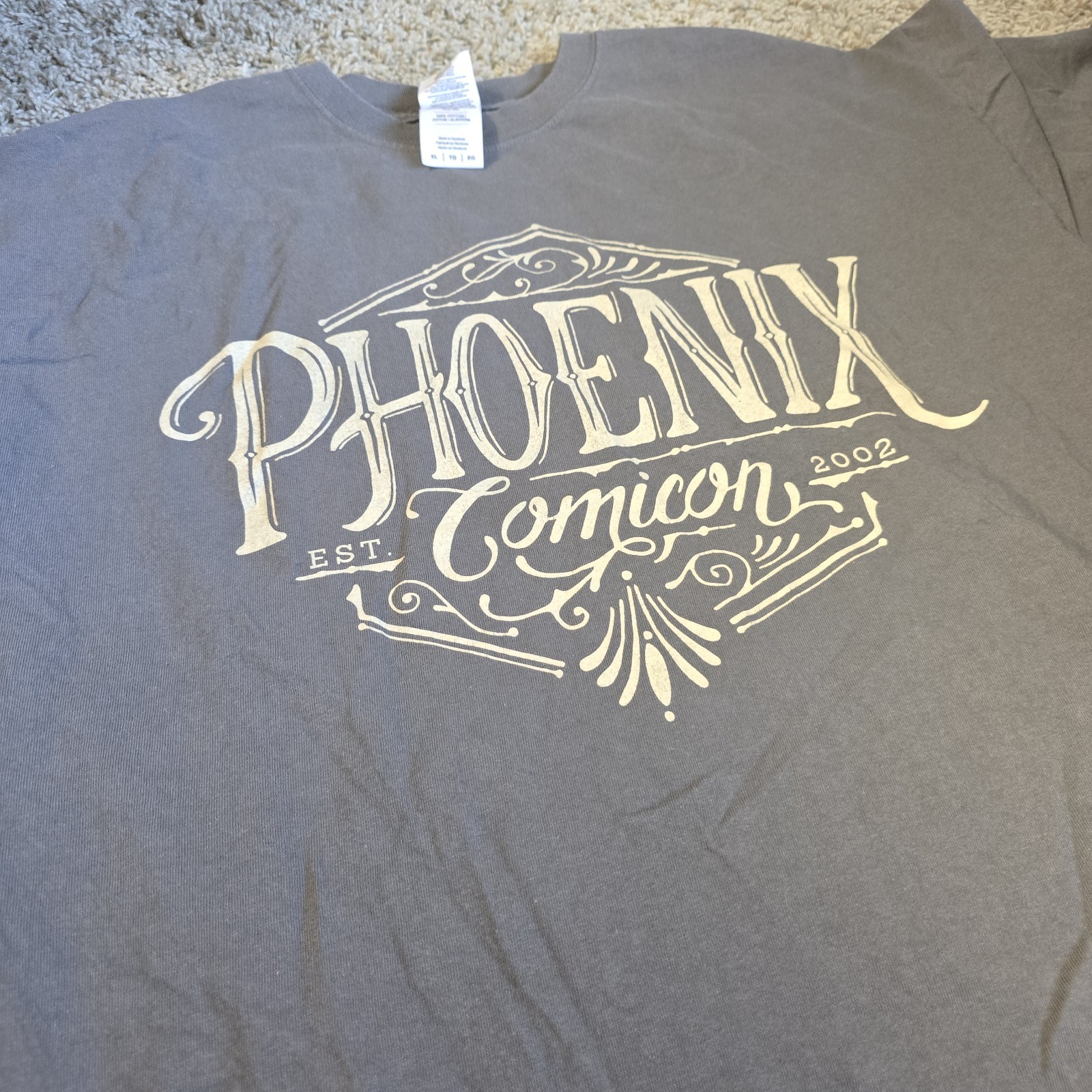 Phoenix Comicon 2002 Original Year Event T Men Xl Guc y2k Not Faded Single Stich