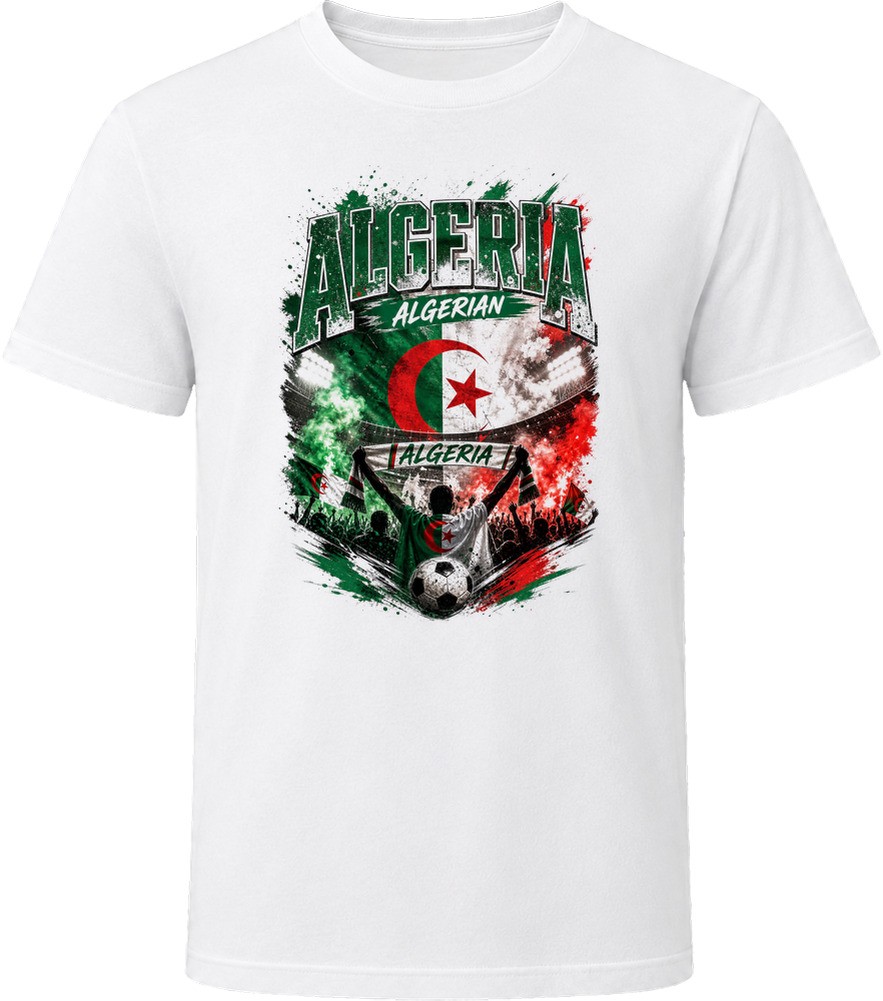 Algeria Algerian Soccer Football National Supporters T Shirt