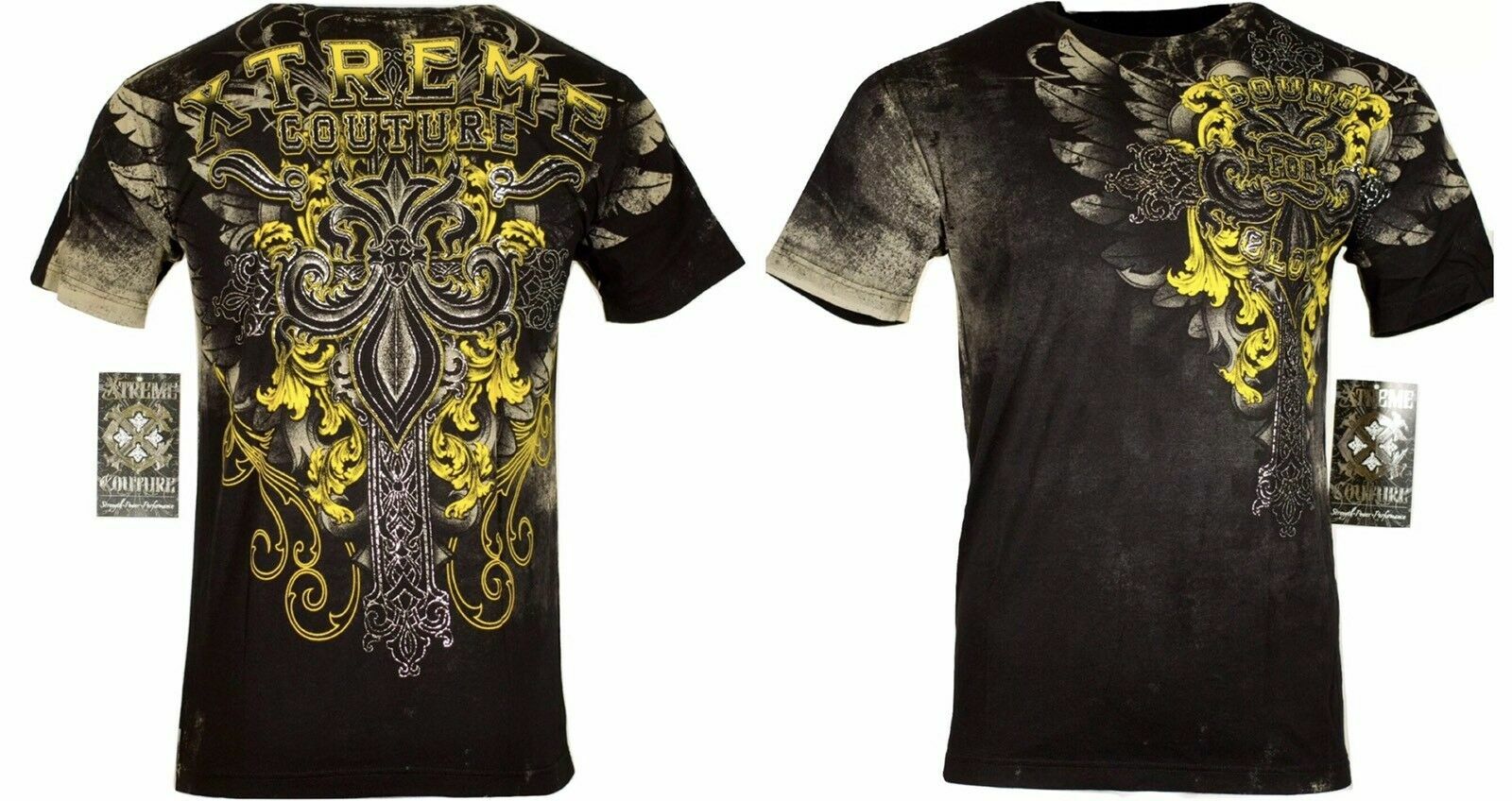 XTREME COUTURE by AFFLICTION Men’s T-Shirt SALVATION Tattoo Biker MMA S-5XL