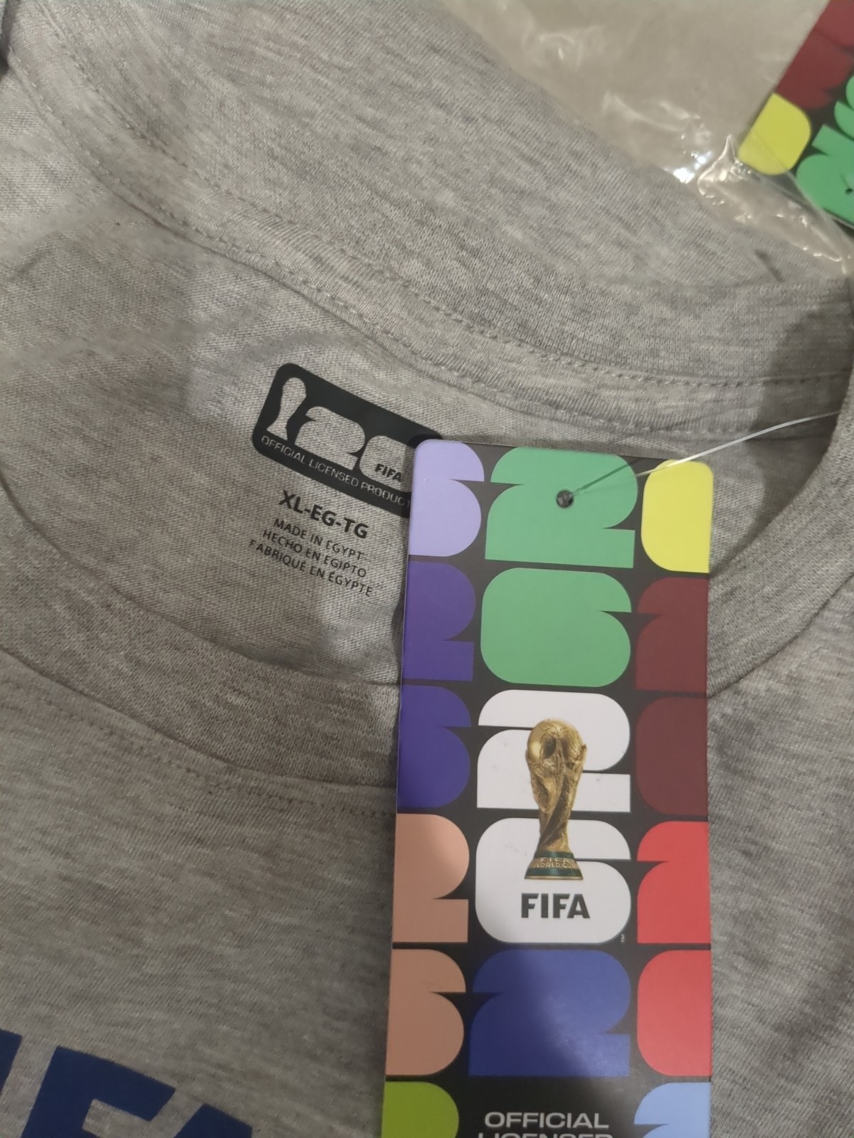 FIFA World Cup 2026 Adult T-Shirt Tour Style Nwt Grey – New With Tags