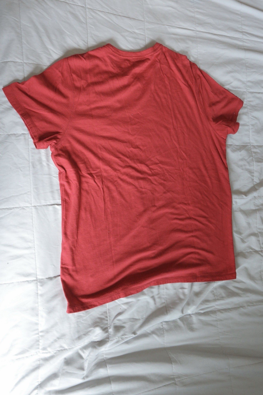 American Eagle Men’s Red Graphic Tee XL Crew Neck Short Sleeve T-Shirt