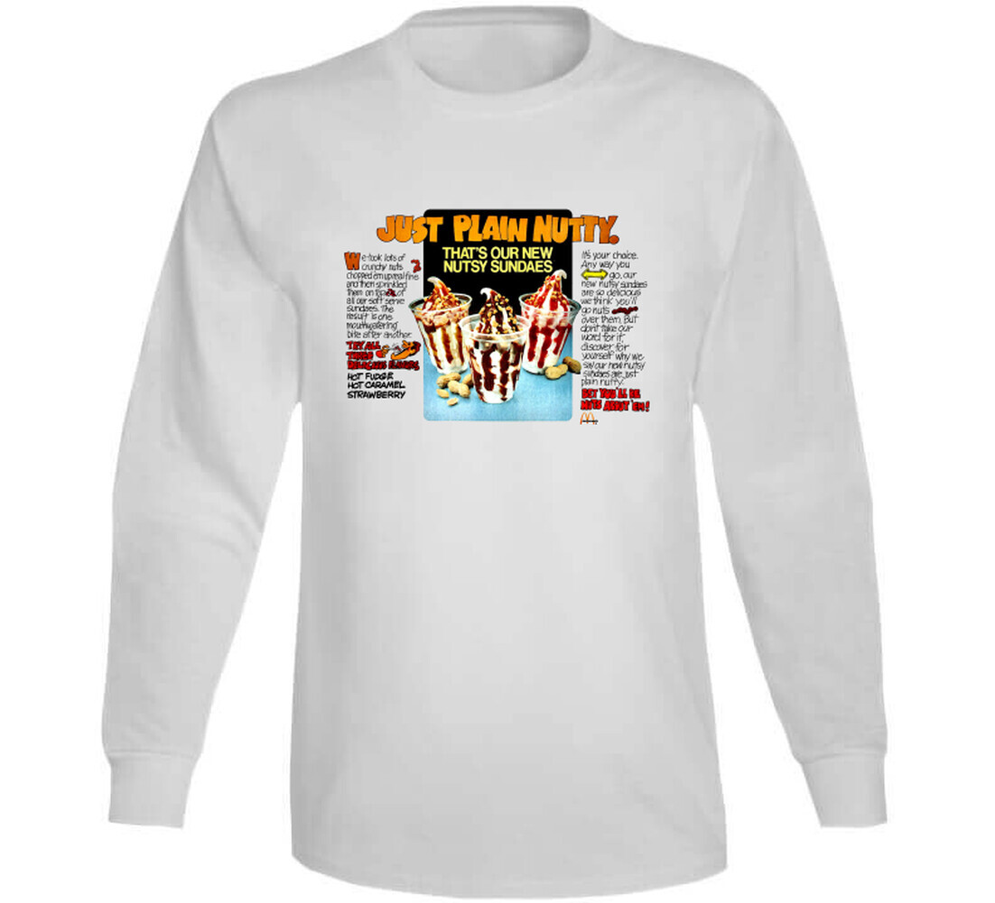 Just Plain Nutty Mcdonald’s Sundae Ad T Shirt