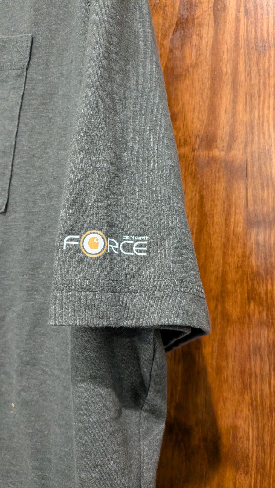 Carhartt Men’s Force Gray T-Shirt Gray 2XL Relaxed Fit