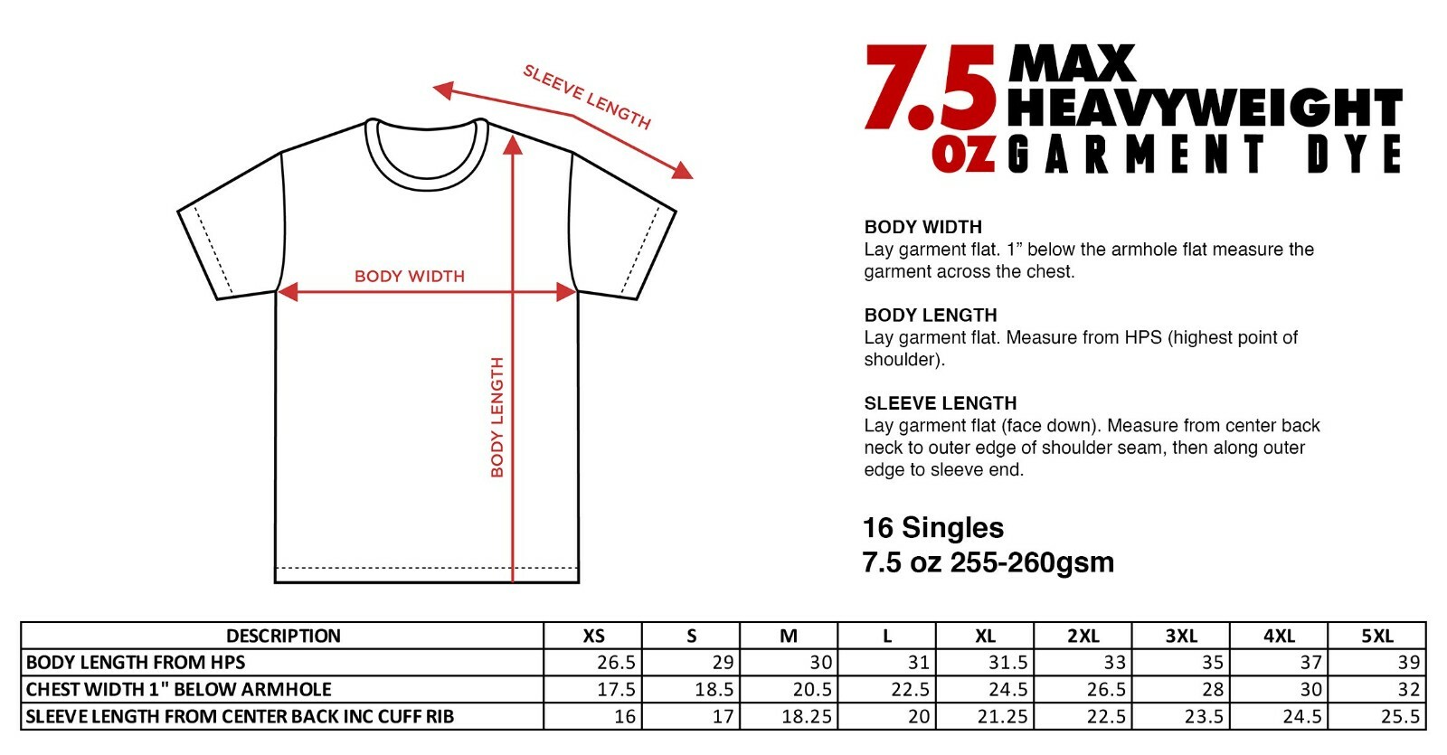 NEW SHAKA WEAR 7.5oz SUPER MAX HEAVY WEIGHT CLASSIC BOXY MEN’S PLAIN TSHIRT TEE