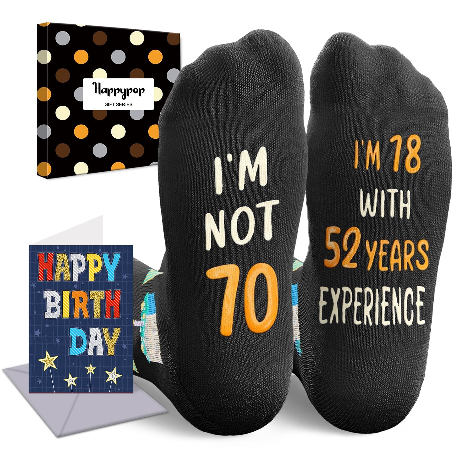 HAPPYPOP 70 Years Old Birthday Gifts – 70th Birthday Gifts for Men Women, Gif…