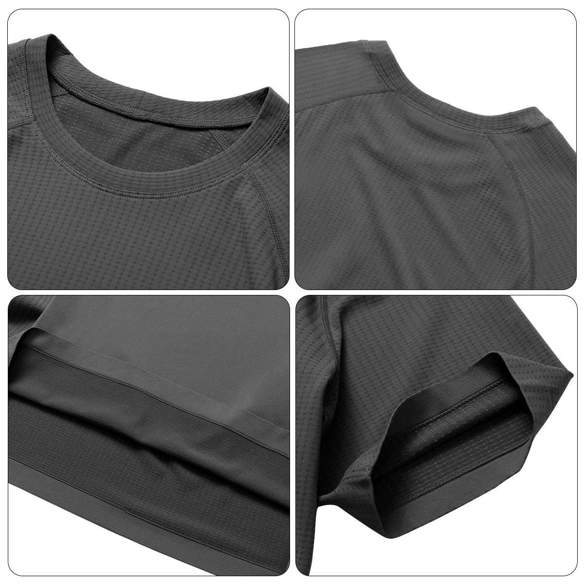 Men’s Compression Athletic Fitness Shirt Base Layer Tops Sports Gym Tight Dry