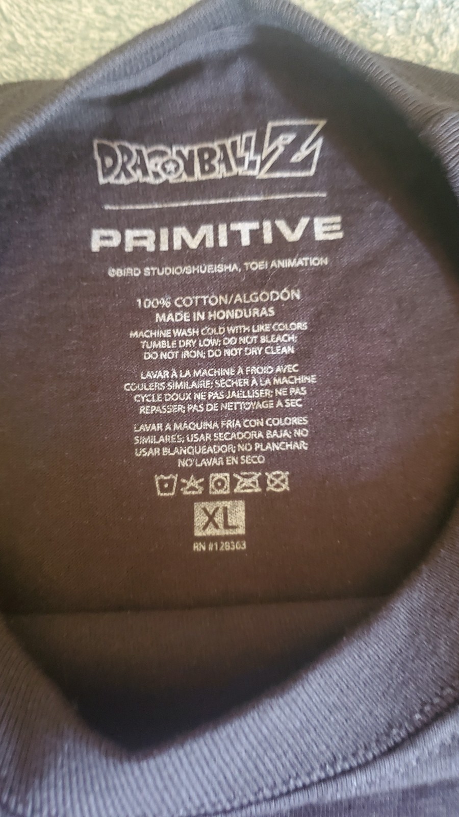 Primitive x Dragon Ball Z Cell Perfect Form Black Graphic Tee Men’s XL