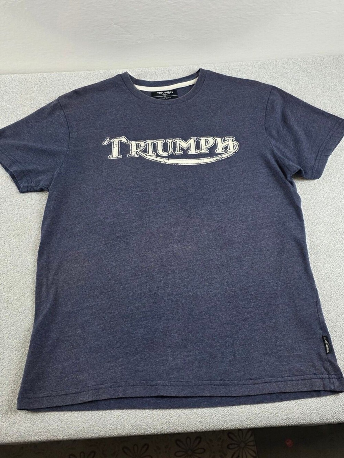 Bundle of 2 Men’s Triumph Logo T‑Shirt Grey Blue Men’s Med