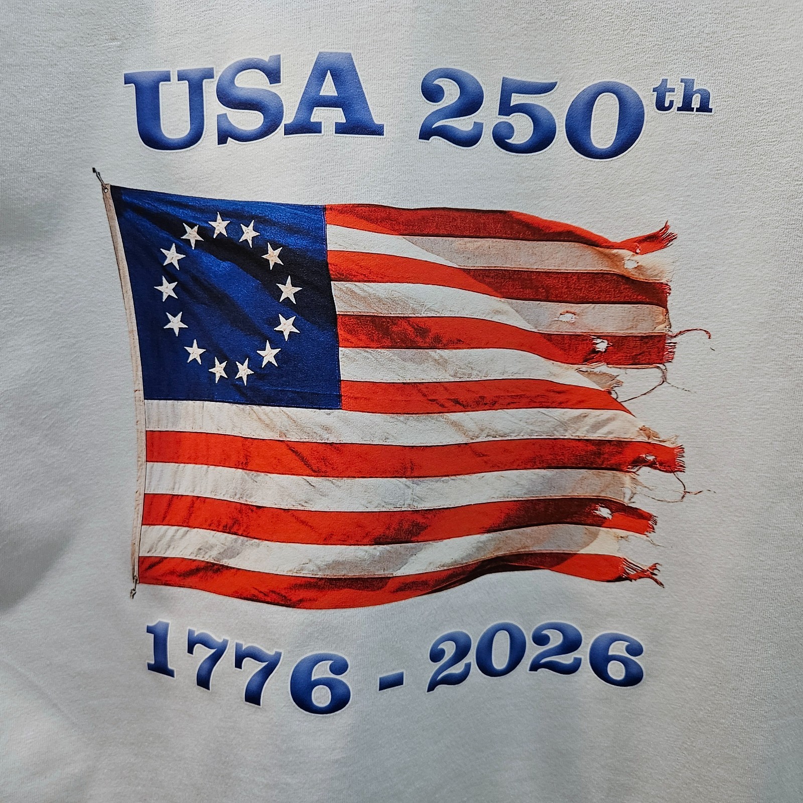 USA 250 T-Shirt Men’s Sz Lg, Used, Very Good Cond., Kirkland Brand, Non Smoking