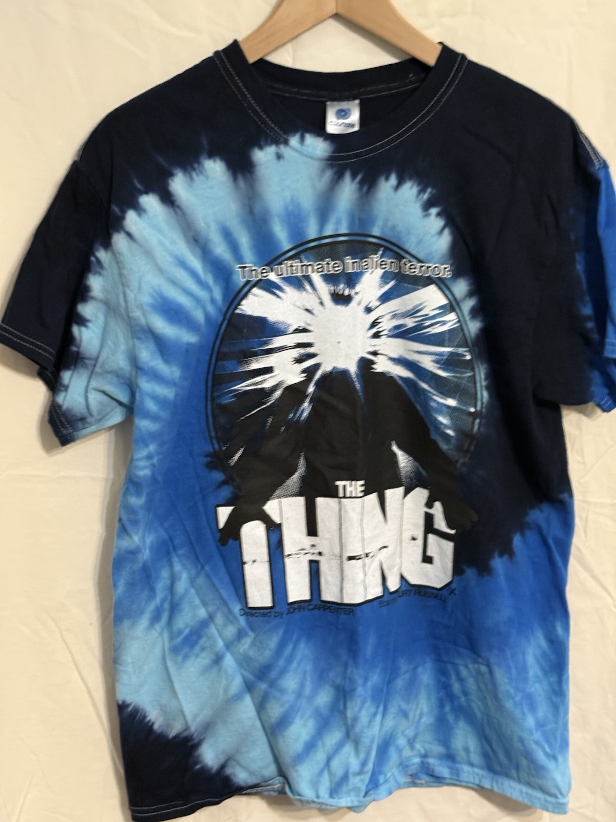 Tie-Dyed T-Shirt John Carpenters The Thing Size Large Horror
