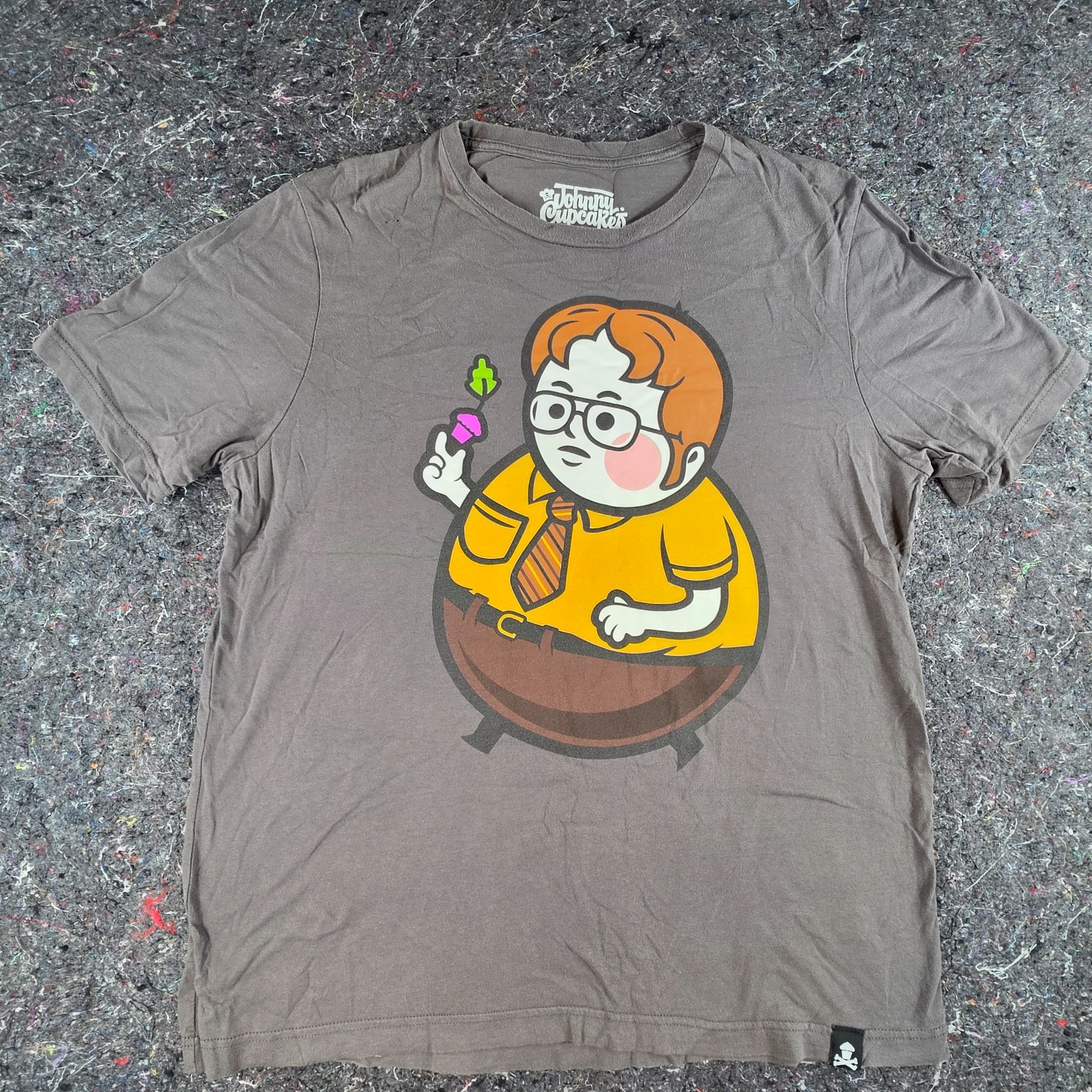 Johnny Cupcakes Big Kid Dwight Schrute Office T-shirt XL XLarge