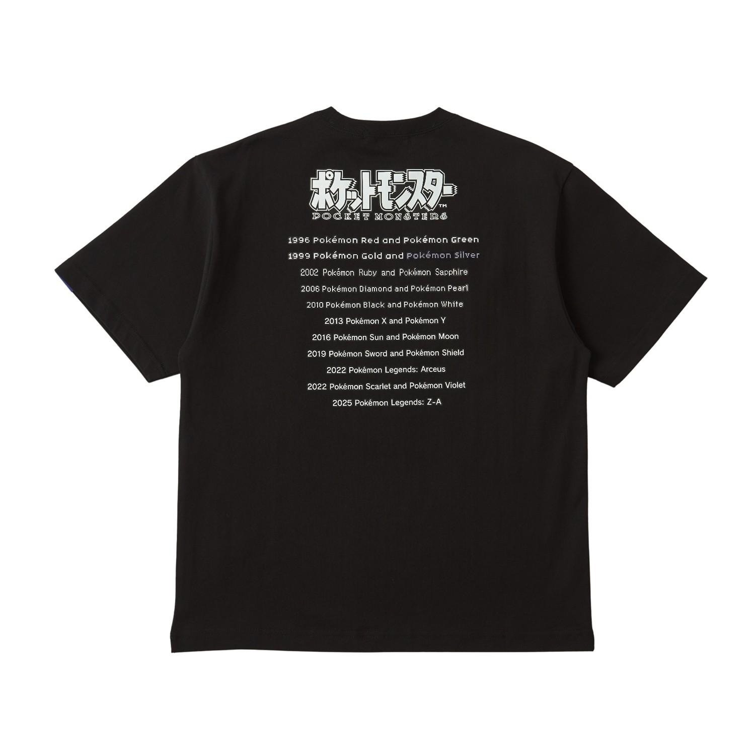 Pokemon Center Release Year Package T-Shirt in Pouch Pokémon Silver Game Boy