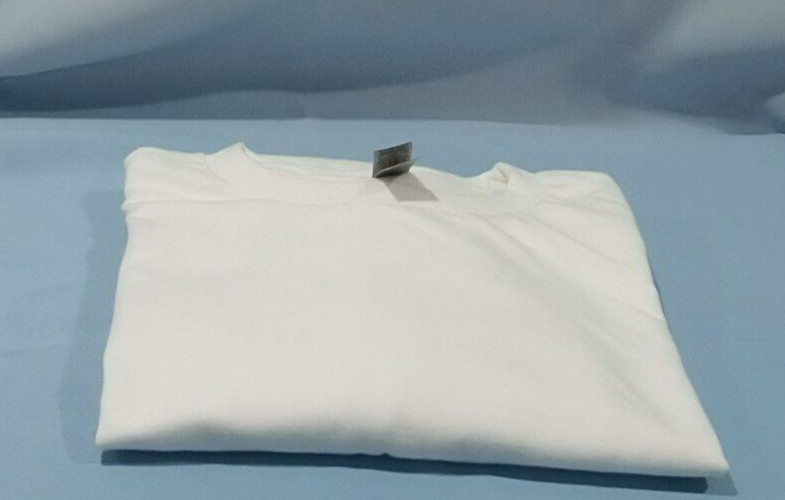 BRAND NEW NEVER WORN WHITE T 100% PRE-SHRUNK COTTON