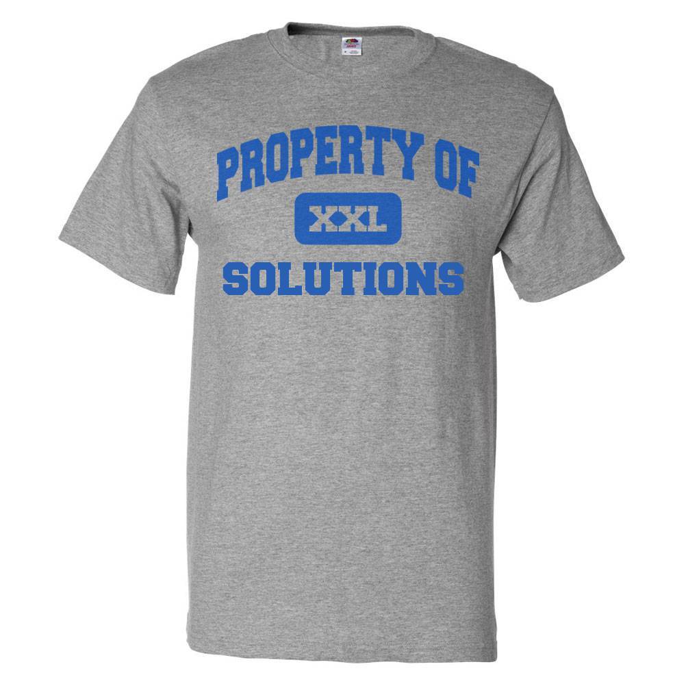 Property of Solutions T shirt Funny Tee