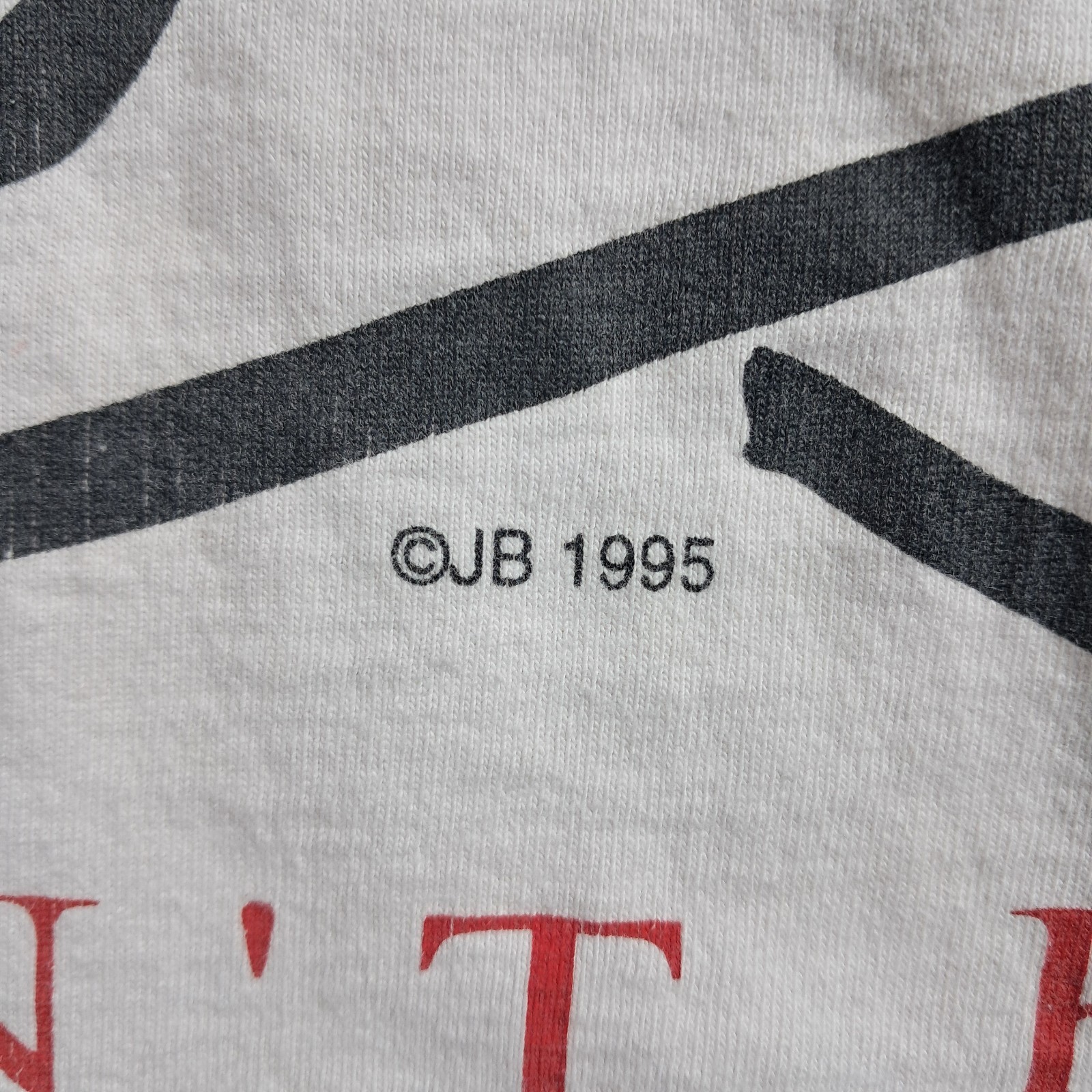 Vintage 1995 Dont Know Dont Care Single Stitch T-Shirt Men’s XL
