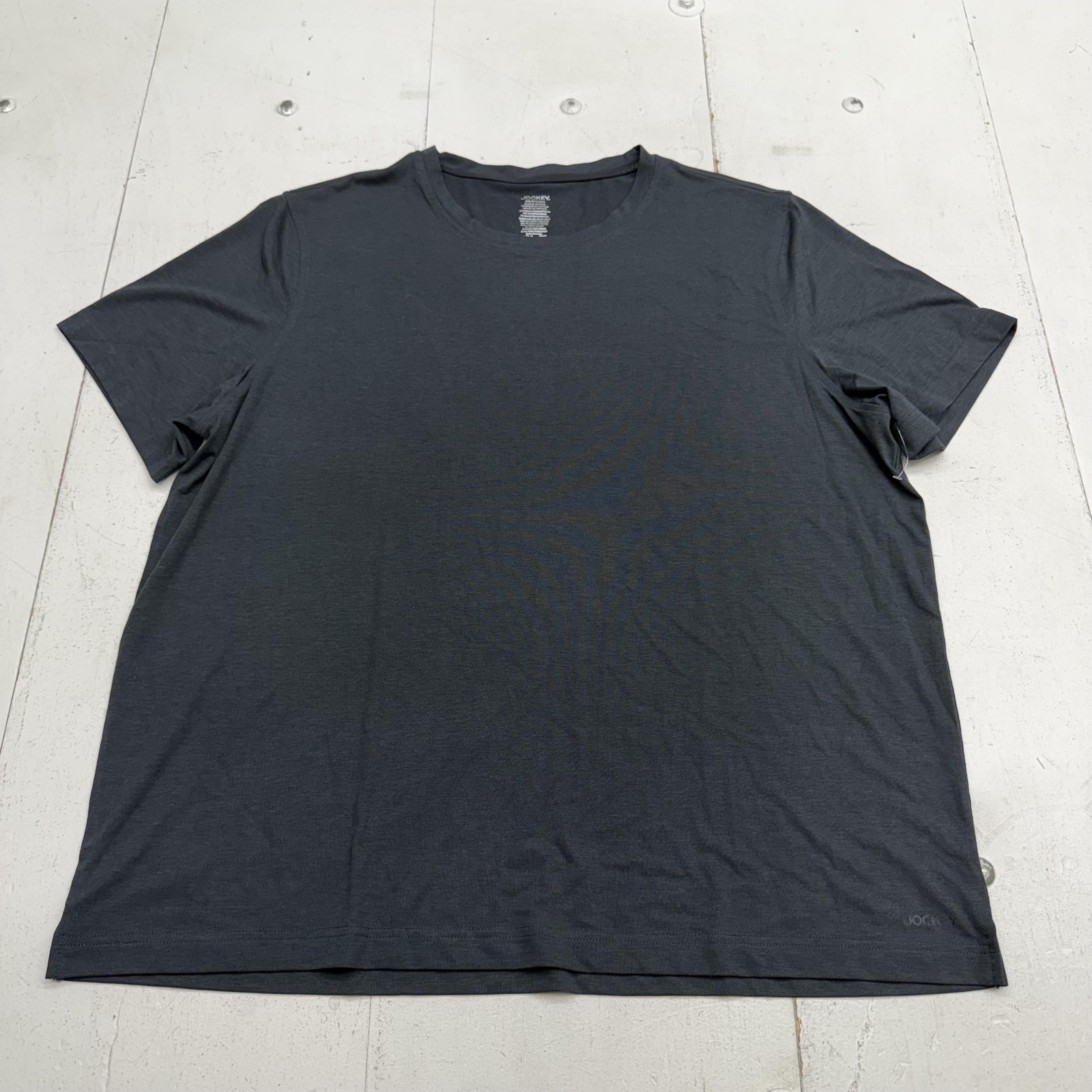 Jockey Shirt Mens 2XL Gray Modal Blend Stretch Tagless Crewneck Tee Basic