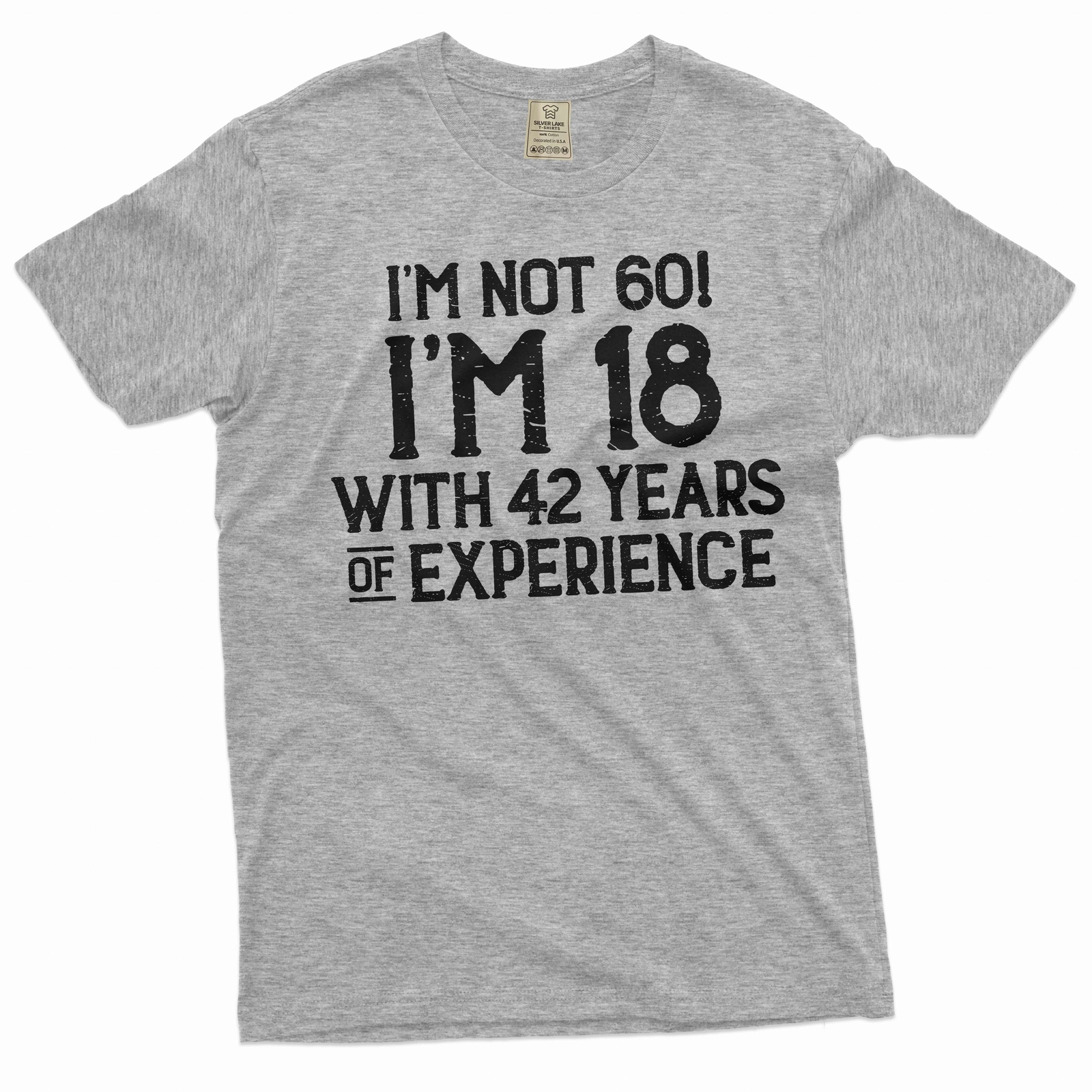 Men’s Funny 60 year anniversary T-shirt Papa Grandpa Dad Father’s day Gift Tee