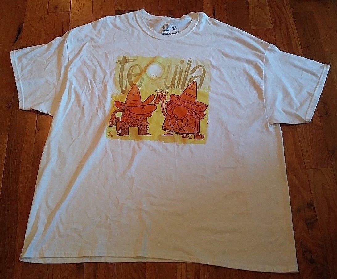 NWT Janky Town TEQUILA Sombrero Mexican Hat T-Shirt Mens 4XL 4X