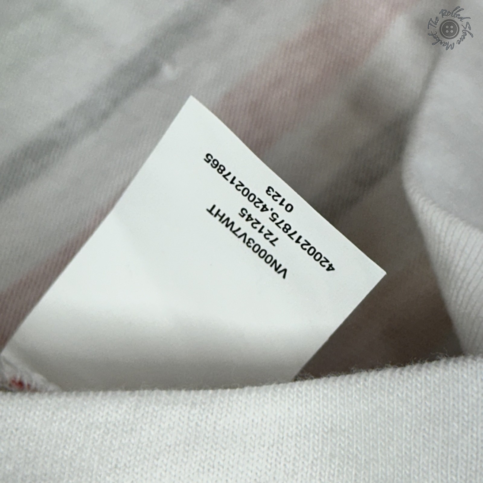 NWT Vans Men’s Small Fruit Party Stripe T-Shirt White Multicolor MSRP $35