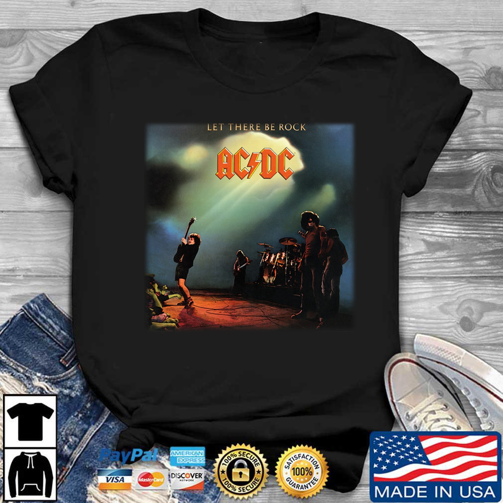 AC DC Let There Be Rock Black All sizeTee Shirt Gift Funny NG4006