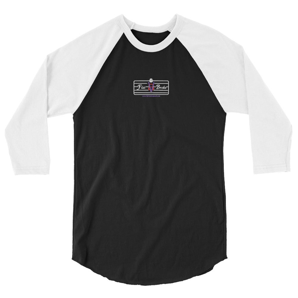 Raglan 3/4 Sleeve Shirt – Flat Broke Ford Flathead V8