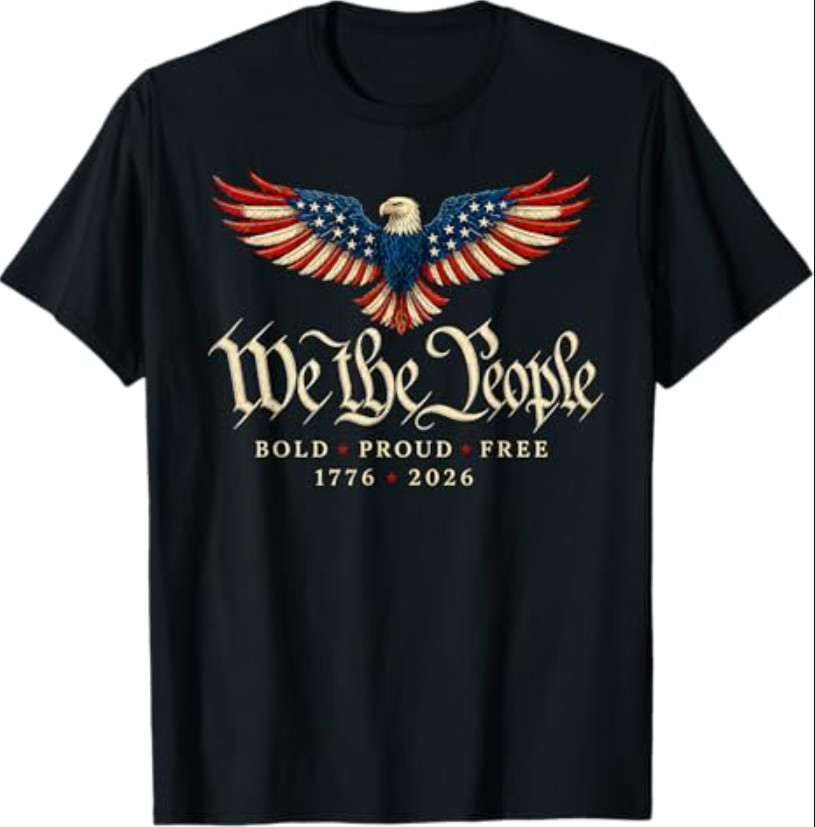 250th Anniversary USA Shirt Patriotic Eagle 1776 2026 Flag Tees T Shirts for Men