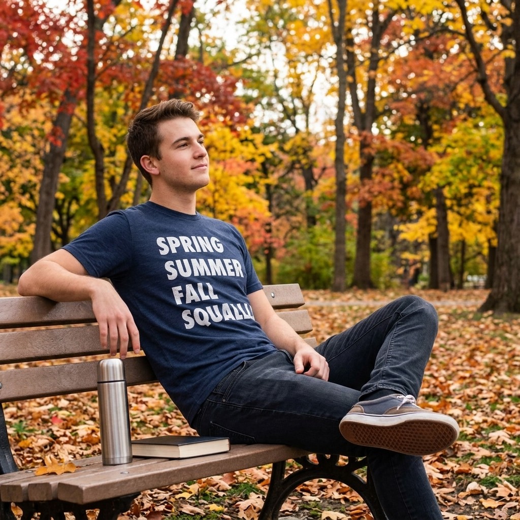 Mens Funny T Shirts Spring Summer Fall Squall Sarcastic Graphic Novelty Tee for