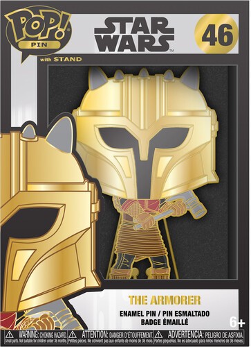 FUNKO POP! PINS STAR WARS: THE ARMORER [New ] Pin, Vinyl Figure