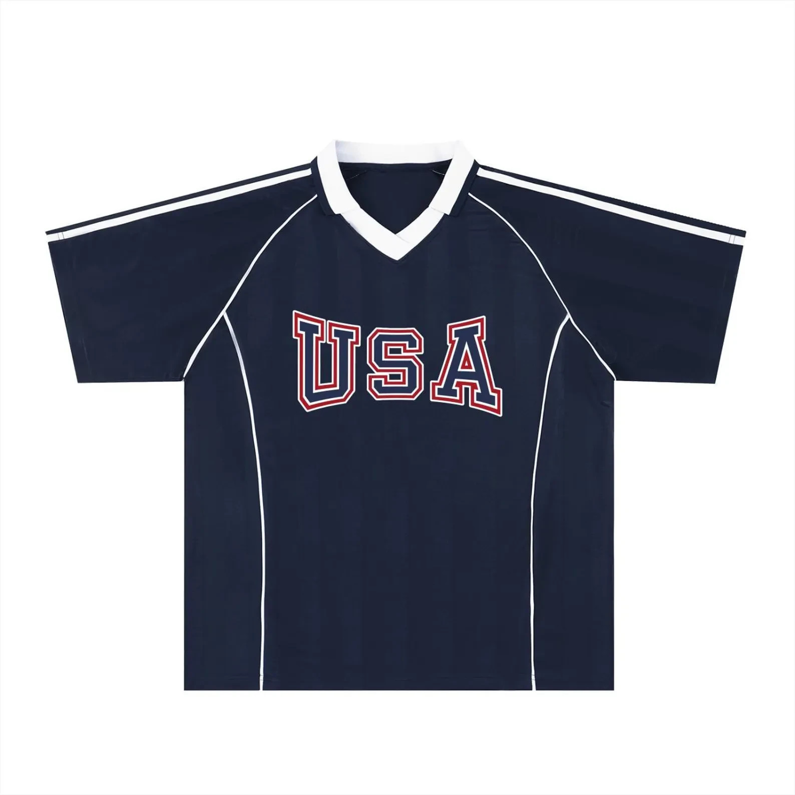 Custom USA Soccer Shirt, Personalized Name Number Sports Fan Tee