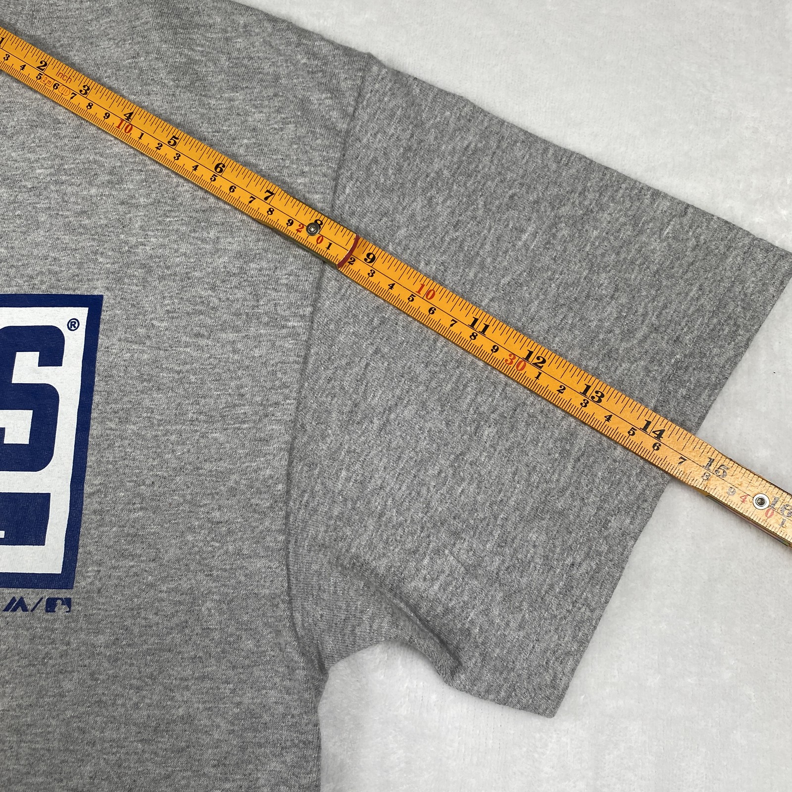 Majestic LA Dodgers Men’s Graphic T-Shirt Heather Gray Size Large Baseball Logo