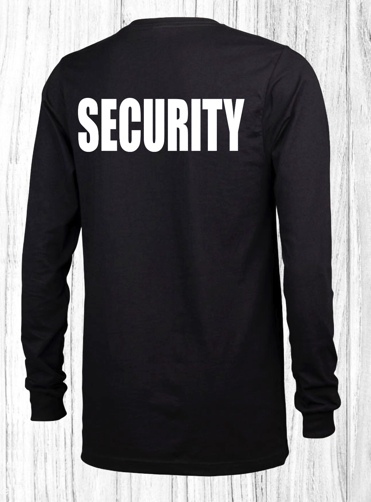 Staff T-Shirt Event Staff Uniform Employee Party Security Shirt long sleeve tee