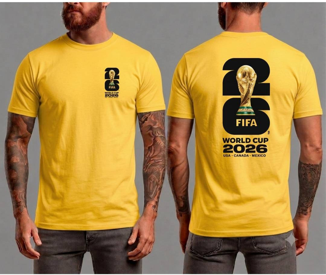 World Cup 2026 T-Shirt Football Soccer USA Worldcup Logo Tee Gildan Softstyle