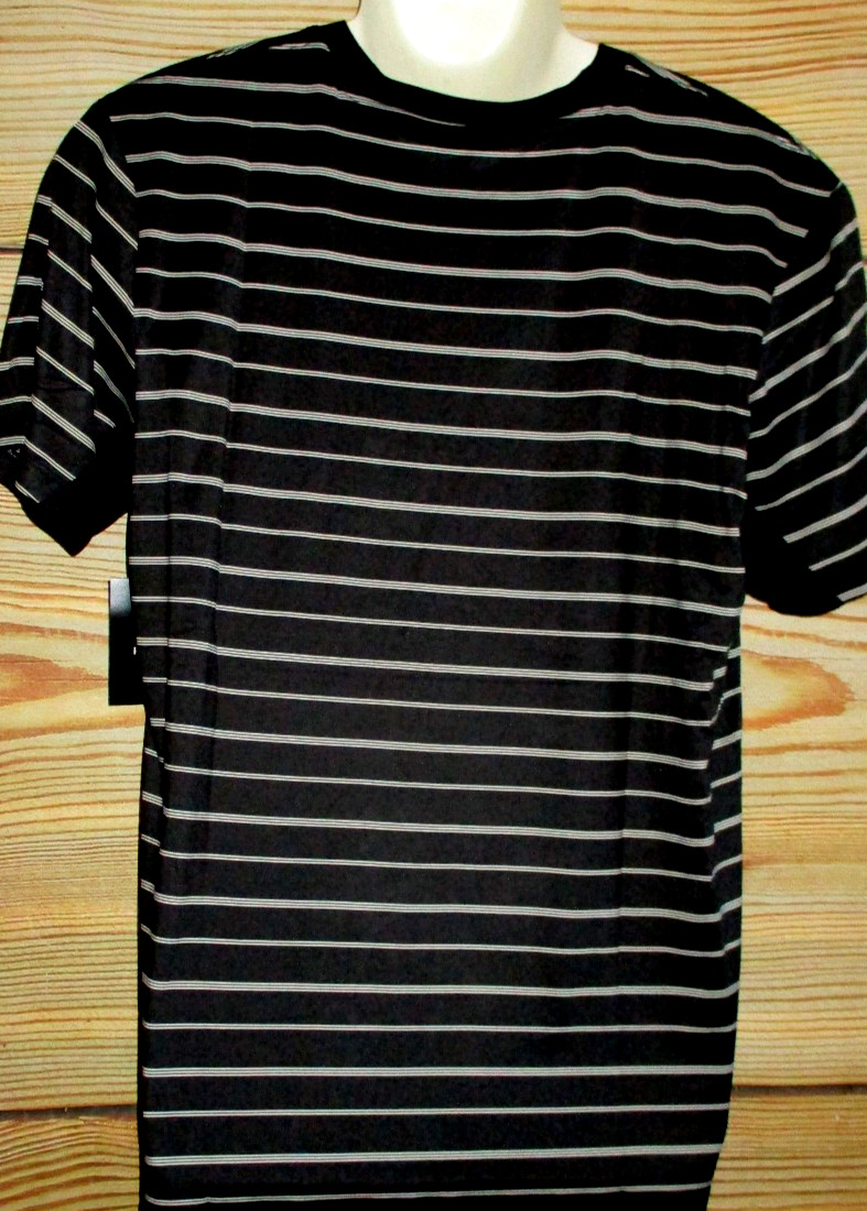 MENS RVCA PERFORMANCE BLACK T-SHIRT SIZE L