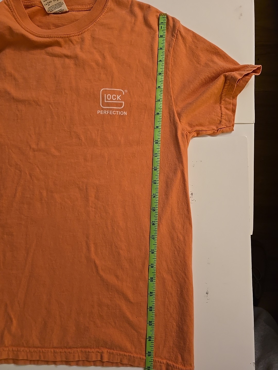 GLOCK Perfection 1986 T-Shirt Comfort Colors Peach Men’s Medium Crossover…