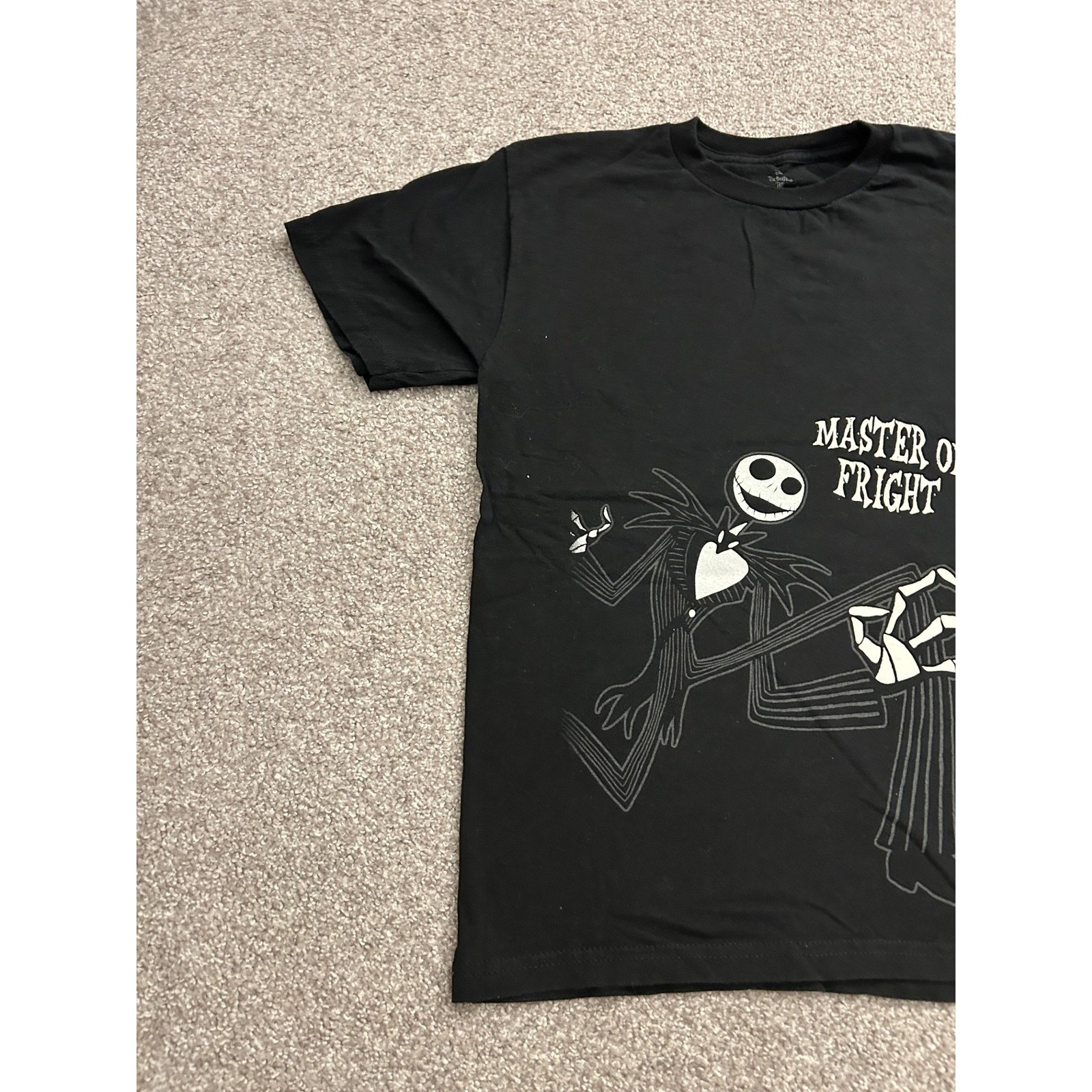 Disney Nightmare Before Christmas TShirt Medium Black Excellent Jack Skellington