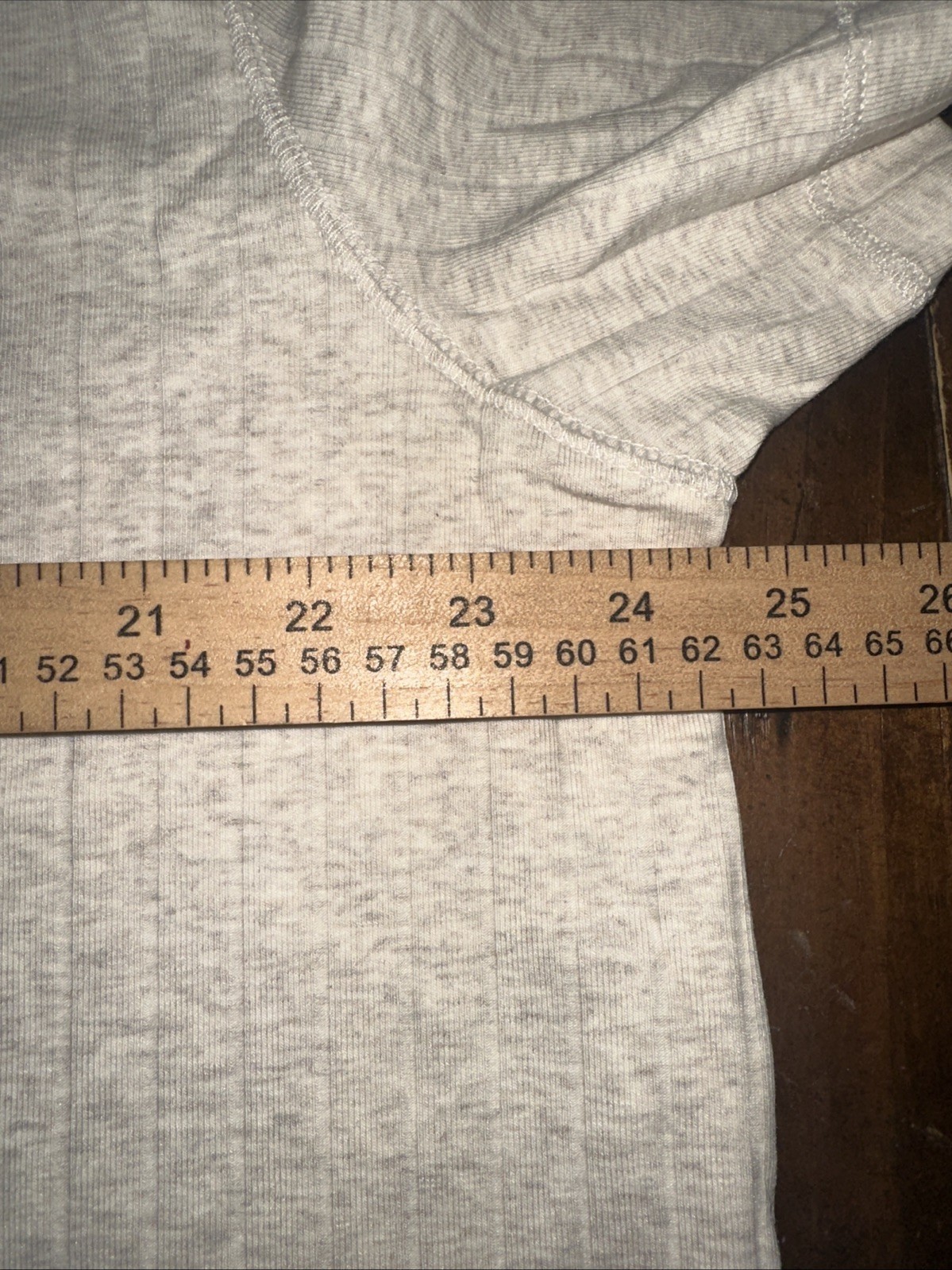 NWT Men’s Banana Republic Factory Ribbed Crewneck T-Shirt Off-White/Tan XL