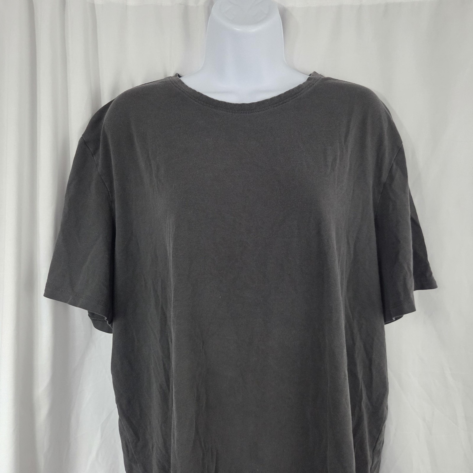 APT.9 Shirt Mens 2XLT Gray Premier Flex Tagless Stretch Crewneck Basic Tee Top