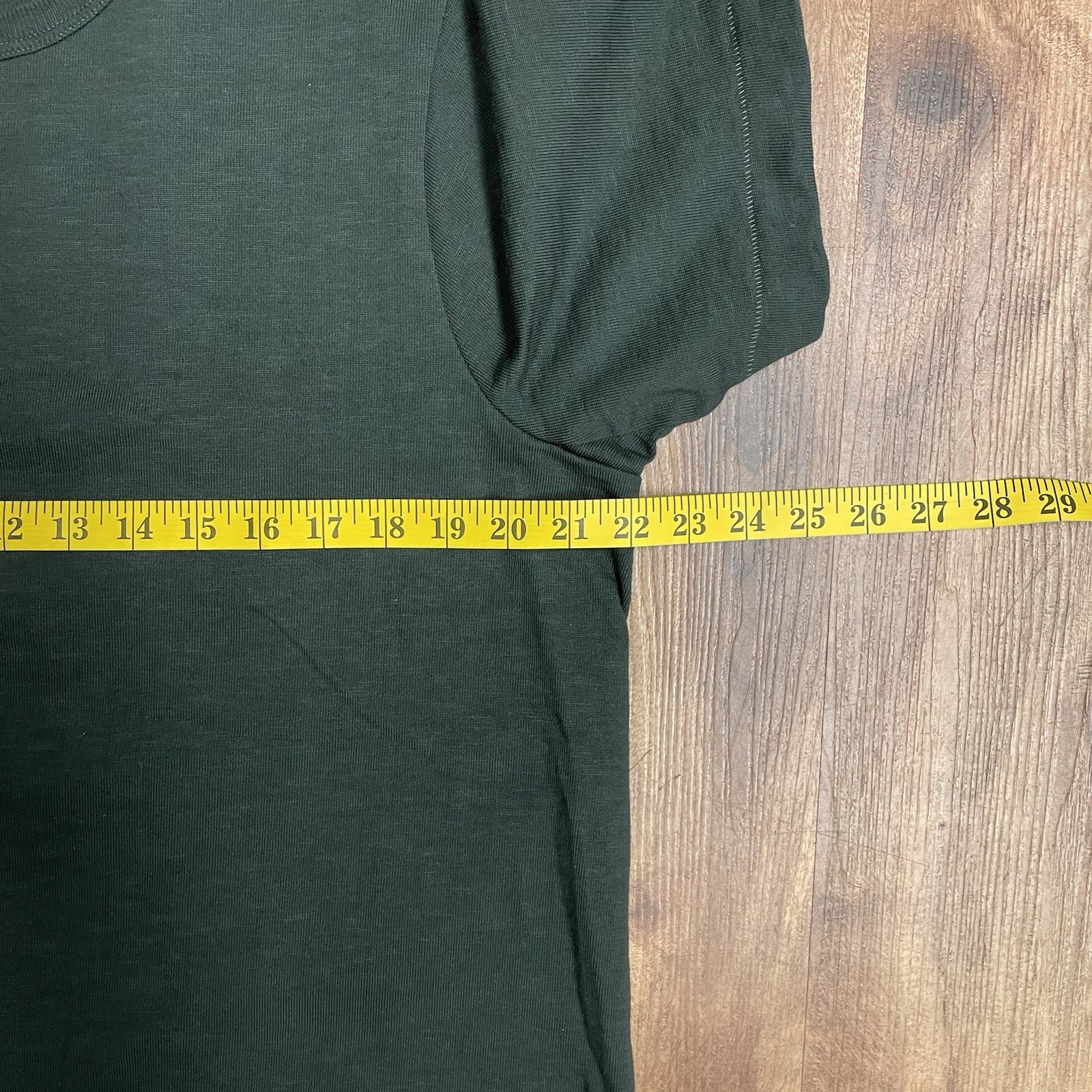 Merz B Schwanen T-Shirt Green Loopwheeled Germany Cotton Men’s 7/XL