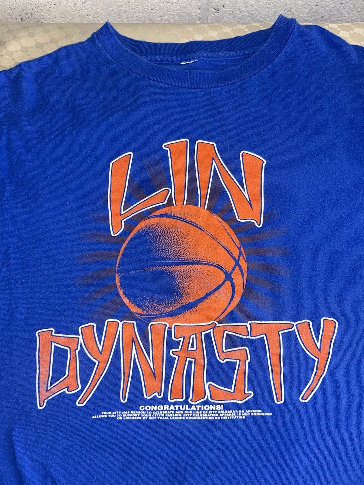New York Knicks Jeremy Lin Linsanity Dynasty T-Shirt Size Large NBA