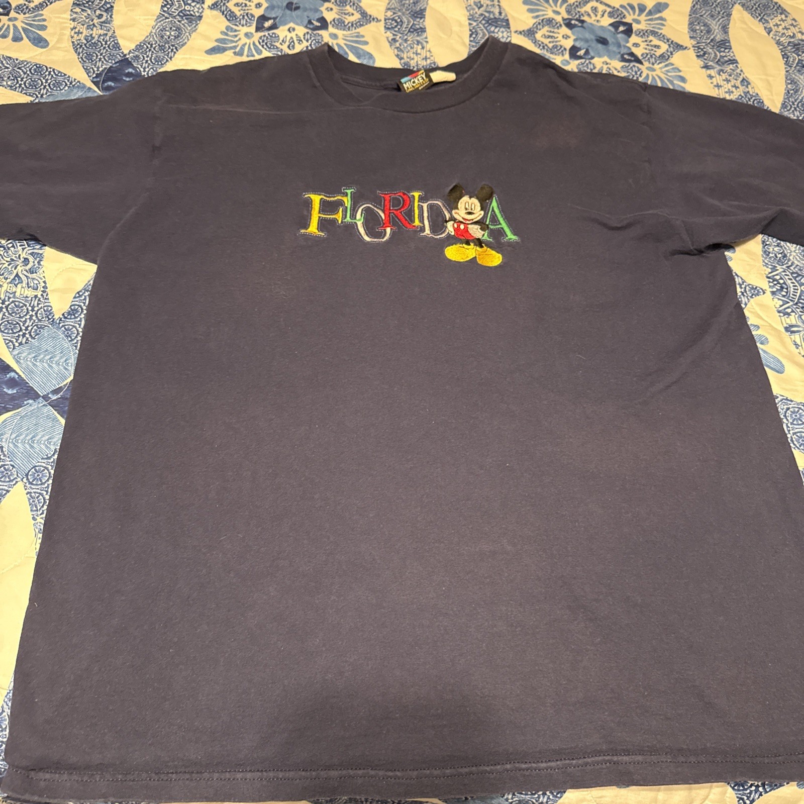 Vintage Mickey Unlimited Brazos Sportswear Florida T Shirt 2X -Raised Logo