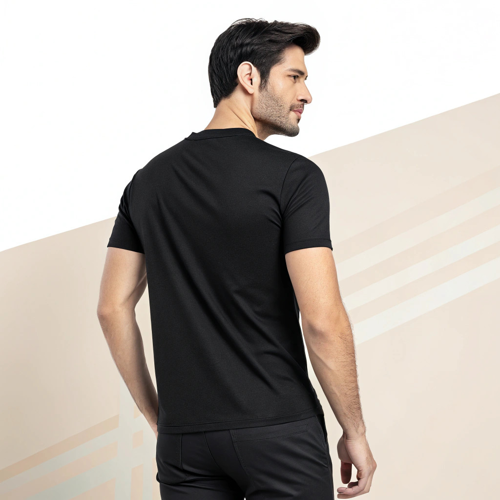Men’s Everyday Round Neck Tee – Premium Soft Fabric Classic Fit