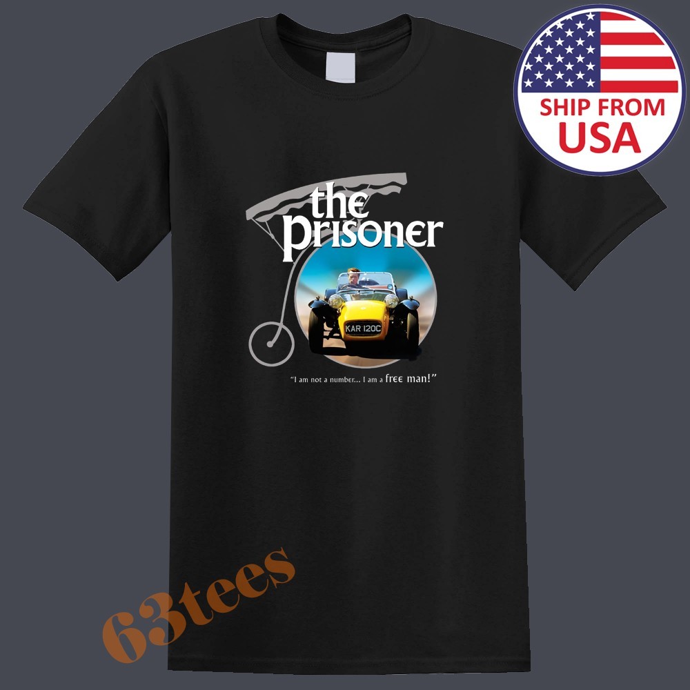 The Prisoner TV Show Men’s Black Size S to 5XL