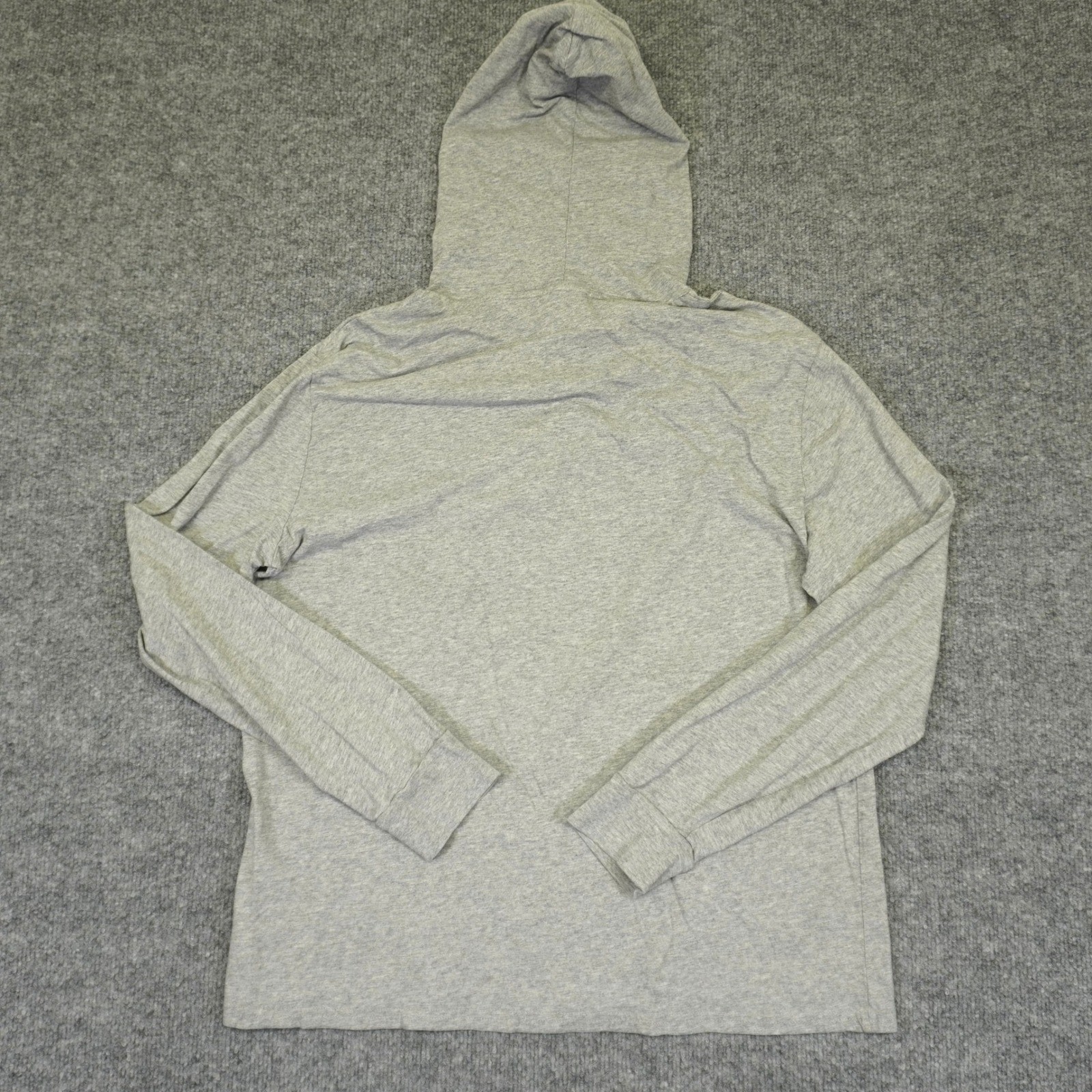 Polo Ralph Lauren Hoodie Mens Large Gray Lightweight T-Shirt Pony Preppy Shirt