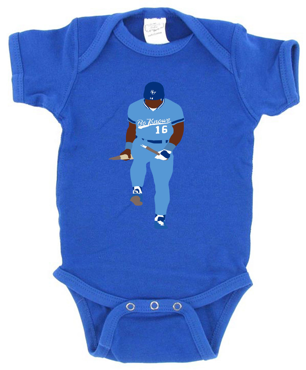 Bo Jackson Kansas City Royals Oakland Raiders “Broken Bat” T-Shirt