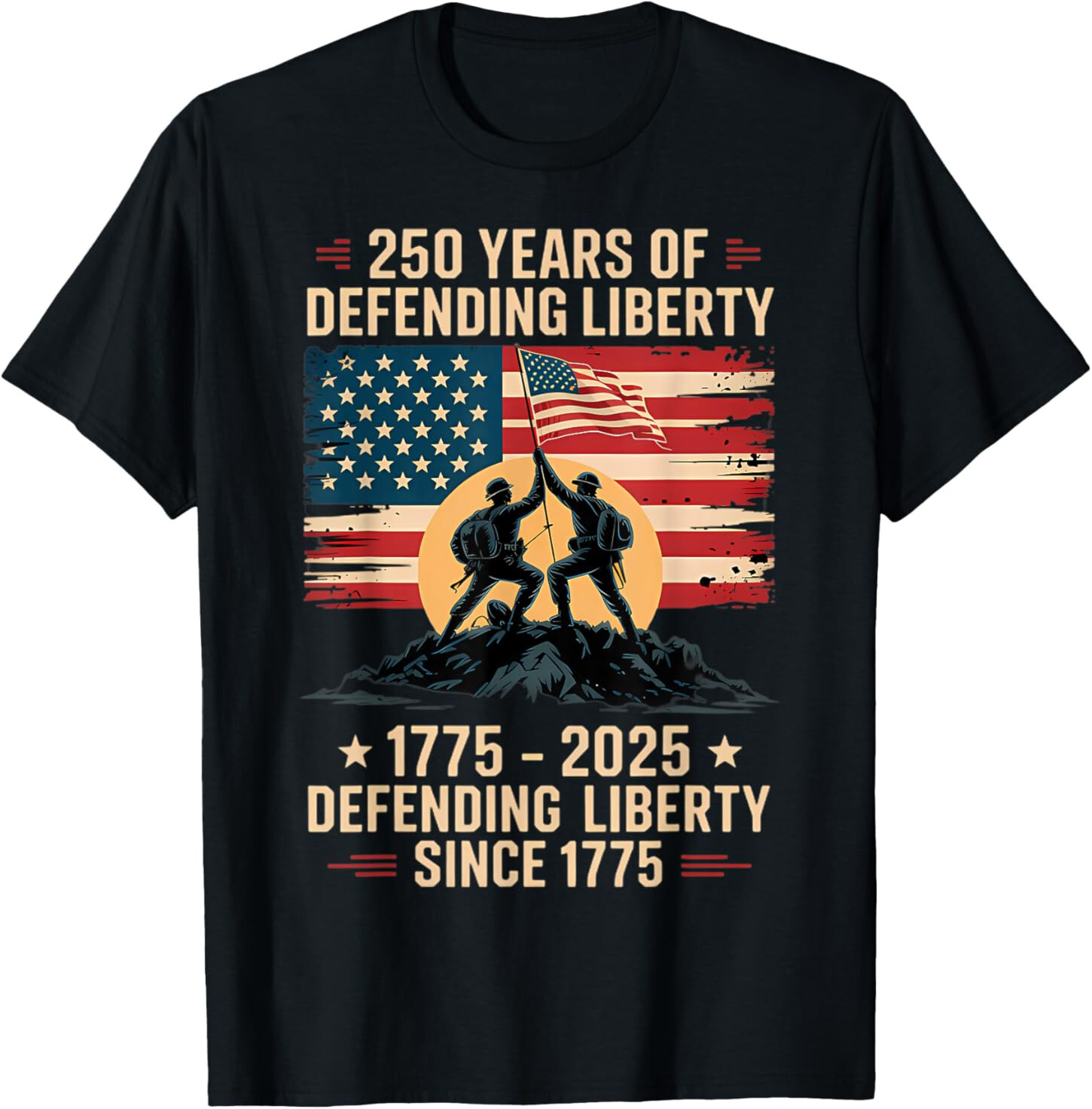 250th Anniversary America 250th Birthday US Flag 250 Years T-Shirt