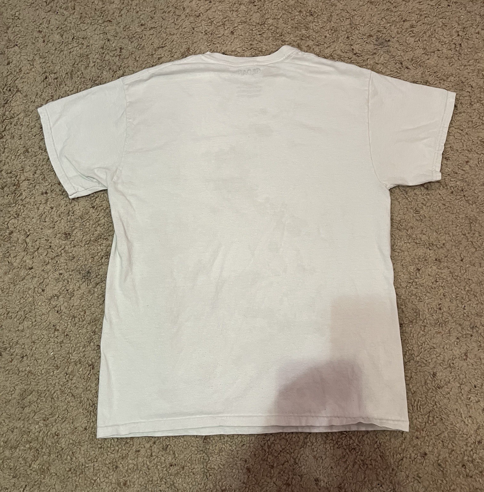 Vintage 2001 Arthur Fist T-shirt Medium Cartoon Tv Show Meme White Grahpic Tee.